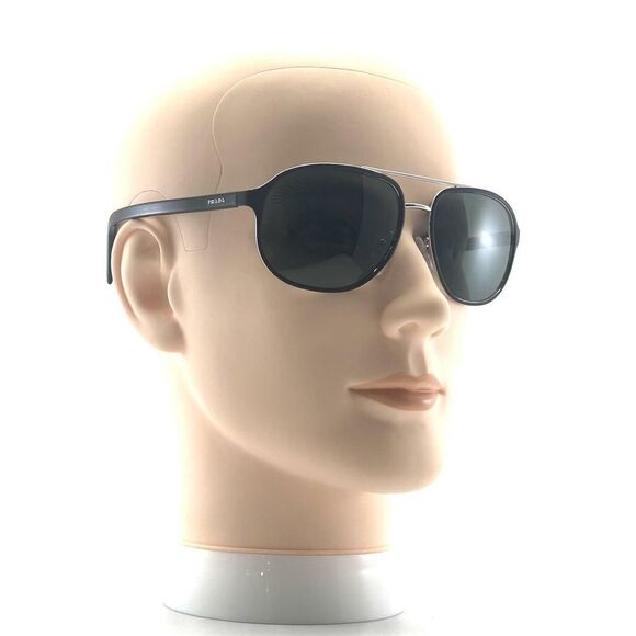 NEW PRADA SPR 53X 524-736 BLACK AUTHENTIC SUNGLASSES SPR53X 60-16 - Picture 6 of 6